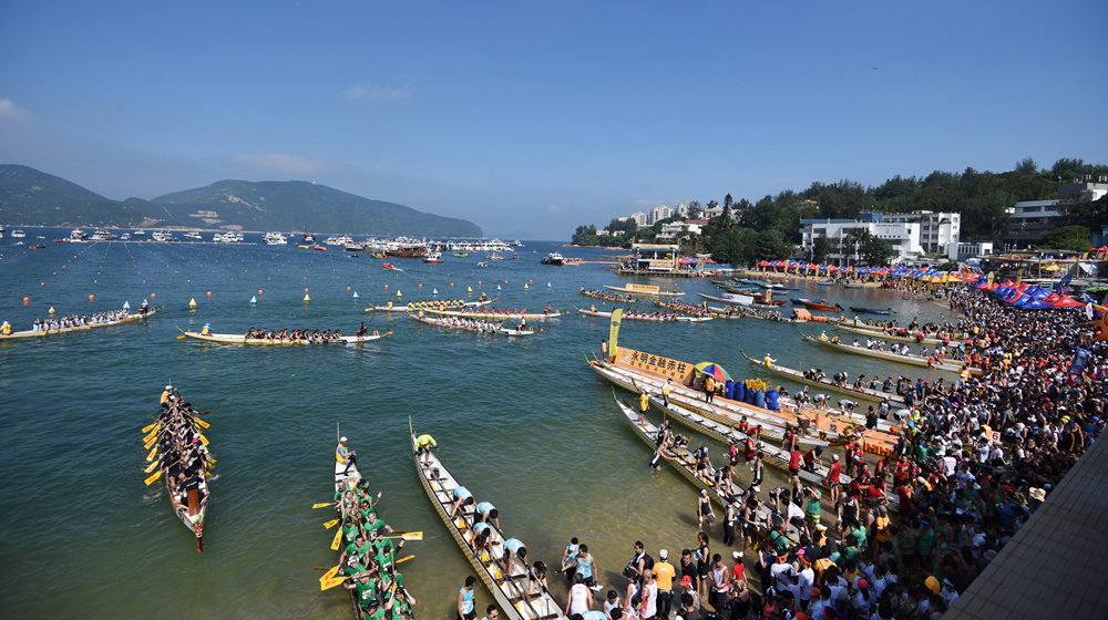 香港：賽龍舟 過端午